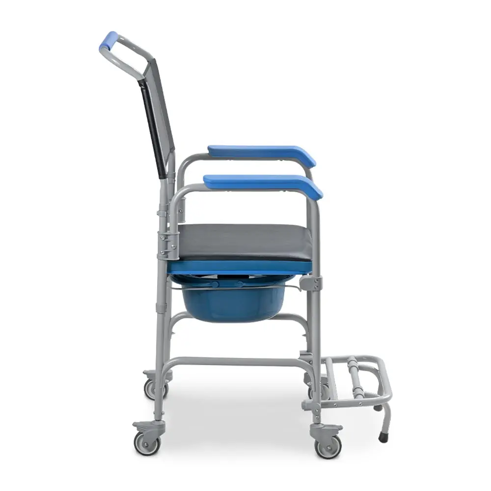 Cadeira de Banho Higiênica Desmontável D50 Dellamed, até 150 Kg, Assento 43 cm, da Dellamed, foto 4
