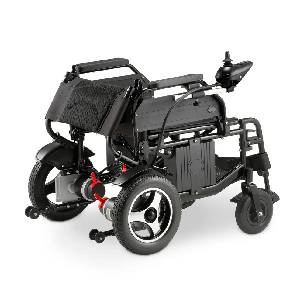Cadeira de Rodas Motorizada Dobrável até 120 kg Assento de 48 cm D800 com Apoio de Cabeça Dellamed, da Dellamed, foto 4