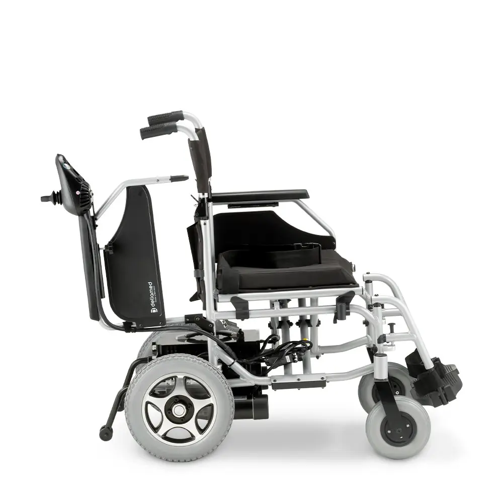 Cadeira de Rodas Motorizada em Alumínio Dobrável até 135 Kg Assento de 44 cm D900 Dellamed, da Dellamed, foto 4