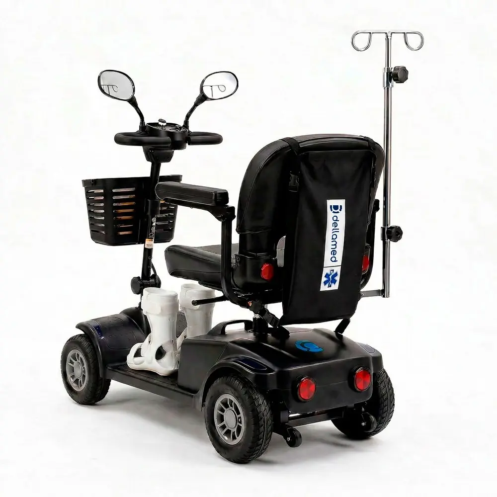 Cadeira Motorizada Scooter Médica LB Light Dellamed até 136kg, da Dellamed, foto 4