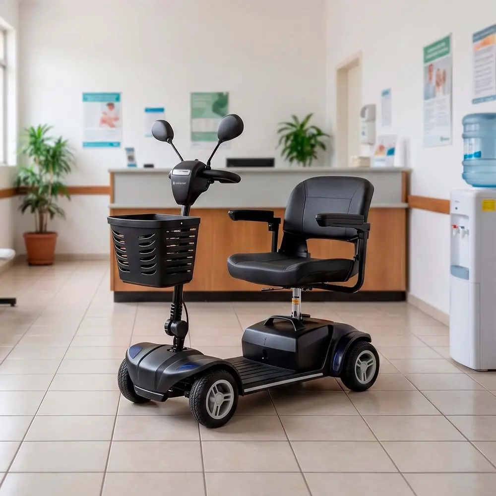 Cadeira Motorizada Scooter Médica LB Light Dellamed até 136kg, da Dellamed, foto 9