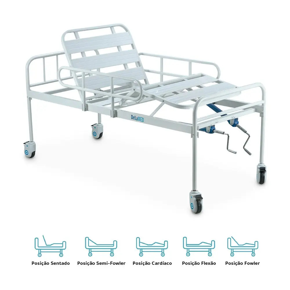 Cama Hospitalar DX2 2 Movimentos até 180 Kg Dellamed, da Dellamed, foto 3