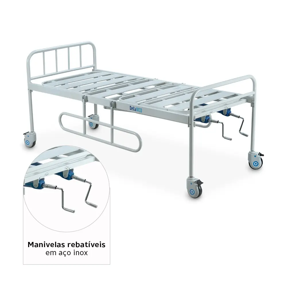 Cama Hospitalar DX2 2 Movimentos até 180 Kg Dellamed, da Dellamed, foto 5