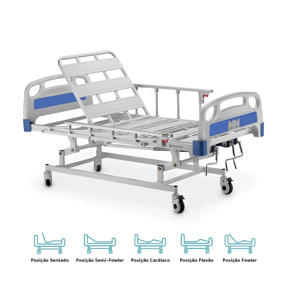 Cama Hospitalar DX3 com 3 Movimentos até 200 Kg Dellamed, da Dellamed, foto 3