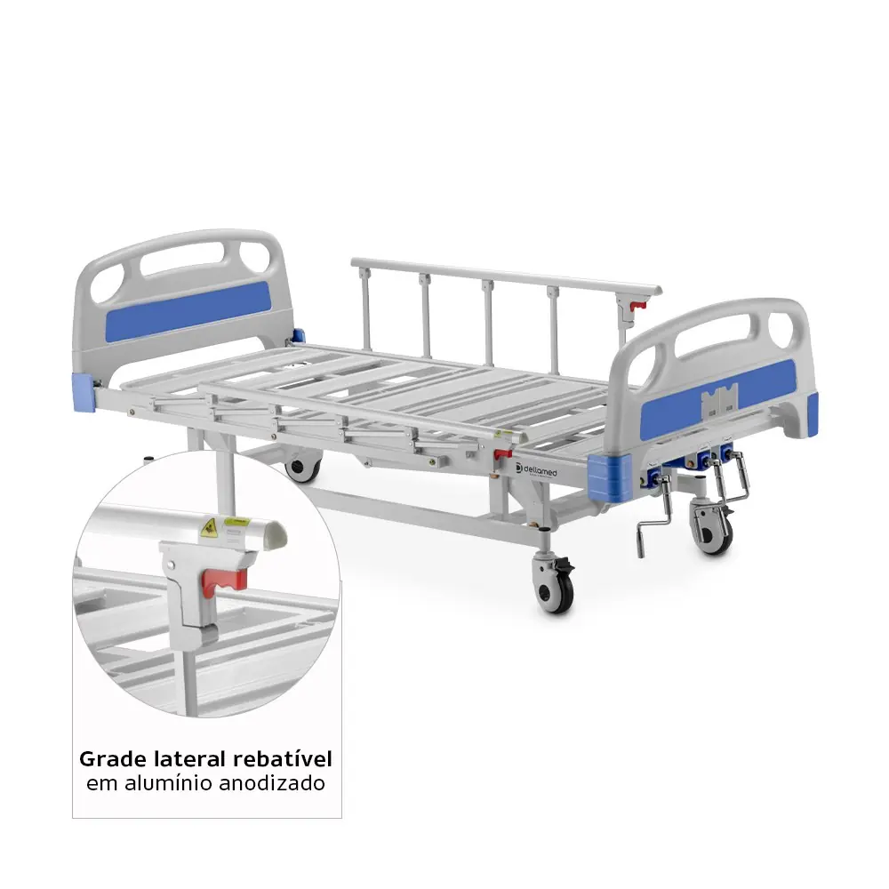 Cama Hospitalar DX3 com 3 Movimentos até 200 Kg Dellamed, da Dellamed, foto 5