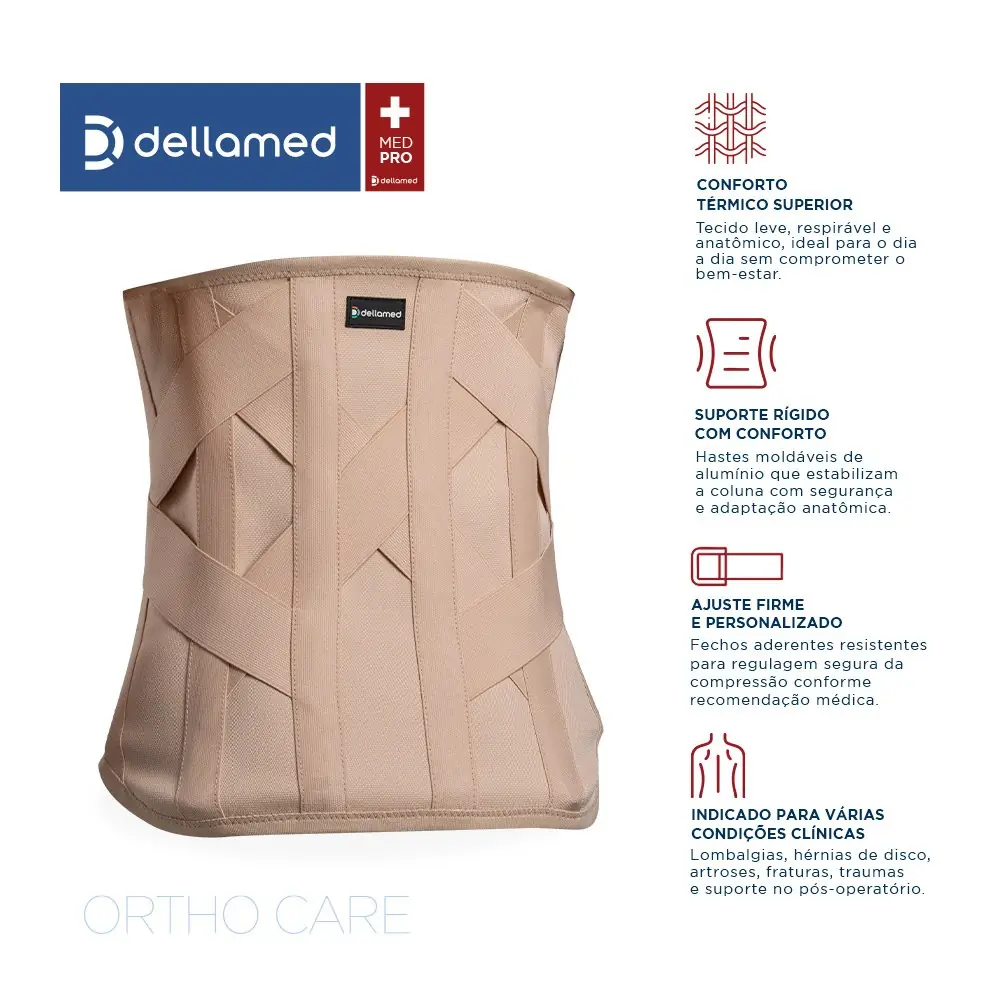 Colete Putti Alto Ortho Care Dellamed, da Dellamed, foto 2