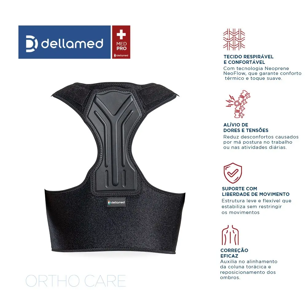 Corretor Postural Ortho Care Dellamed, da Dellamed, foto 2
