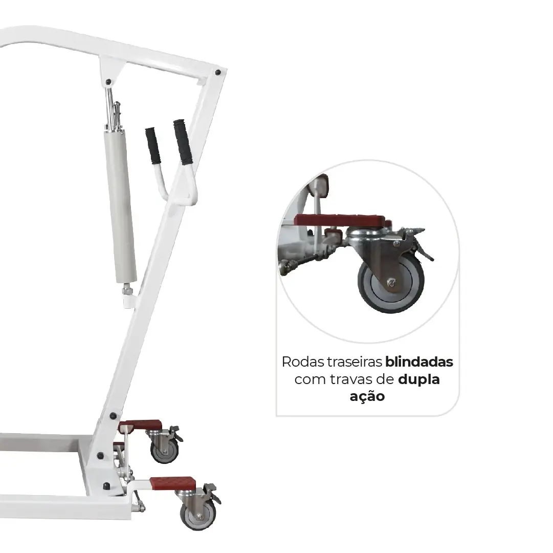 Guincho para Elevação Manual de Acamados até 180 Kg D5000 Dellamed, da Dellamed, foto 2