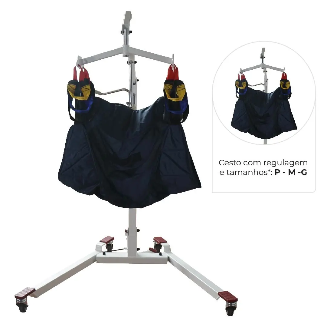 Guincho para Elevação Manual de Acamados até 180 Kg D5000 Dellamed, da Dellamed, foto 4