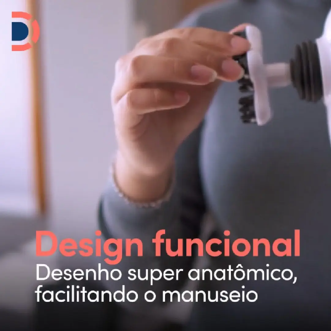 Massageador Corporal Hammer com 5 Discos Massageadores Dellamed, da Dellamed, foto 5