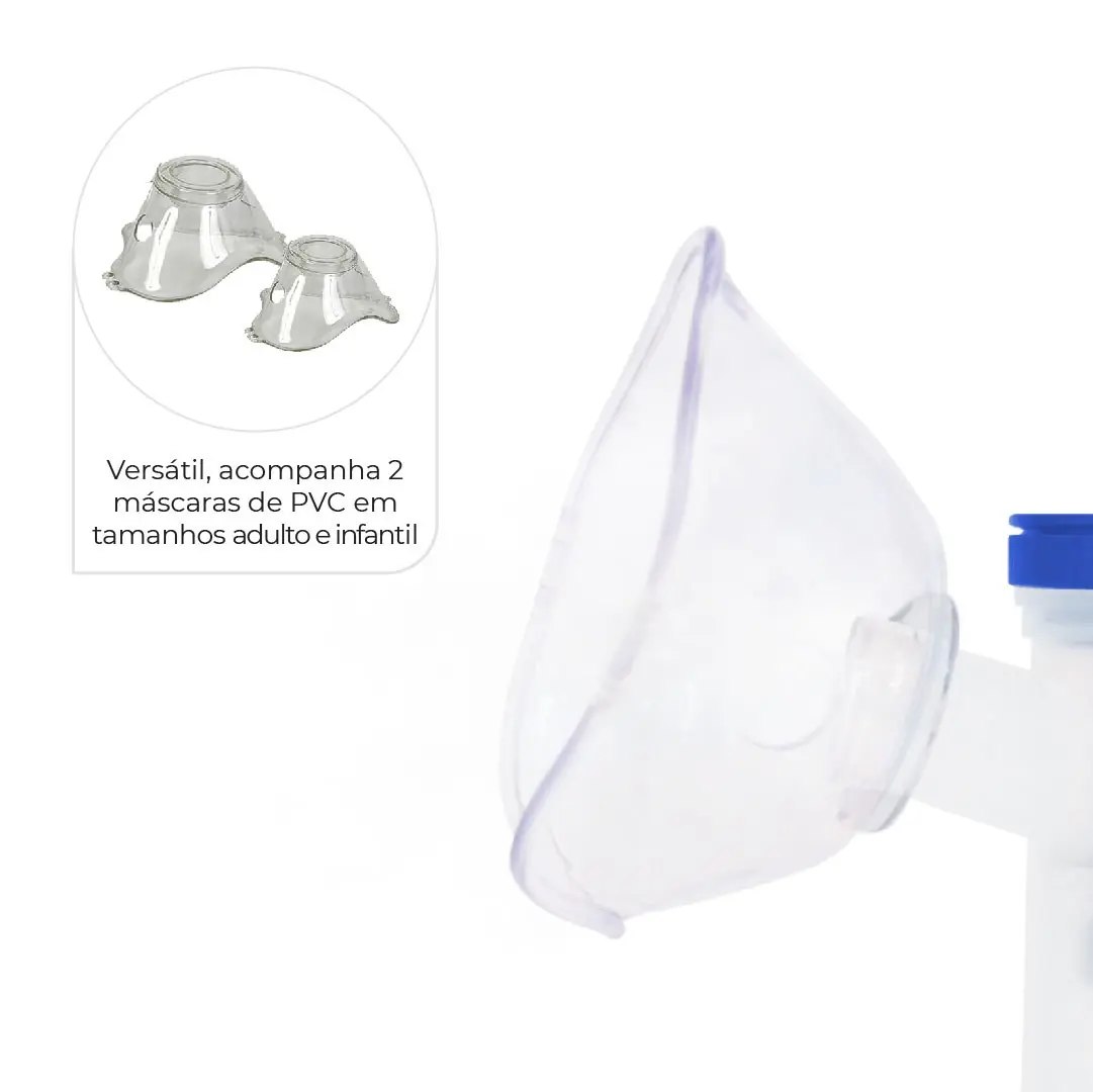 Nebulizador Inalador de Ar Comprimido Adulto e Infantil Dellamed, da Dellamed, foto 2