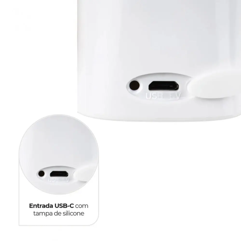 Nebulizador Mesh Portátil Recarregável com Bateria de Lítio e USB-C Dellamed, da Dellamed, foto 4