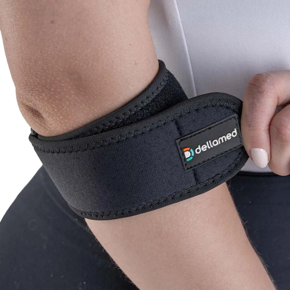 Tennis Elbow Dellamed com Neoprene Ajustável, Coxim Interno e Conforto Extremo, da Dellamed, foto 5