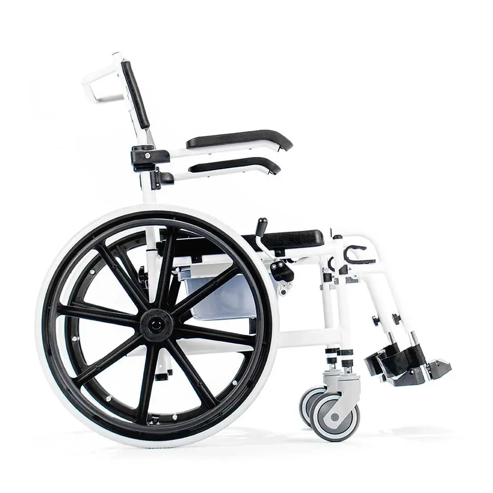 Cadeira de Banho e Higiene em Alumínio com Rodas Grandes Evo by Mobility, da Mobility Brasil, foto 2