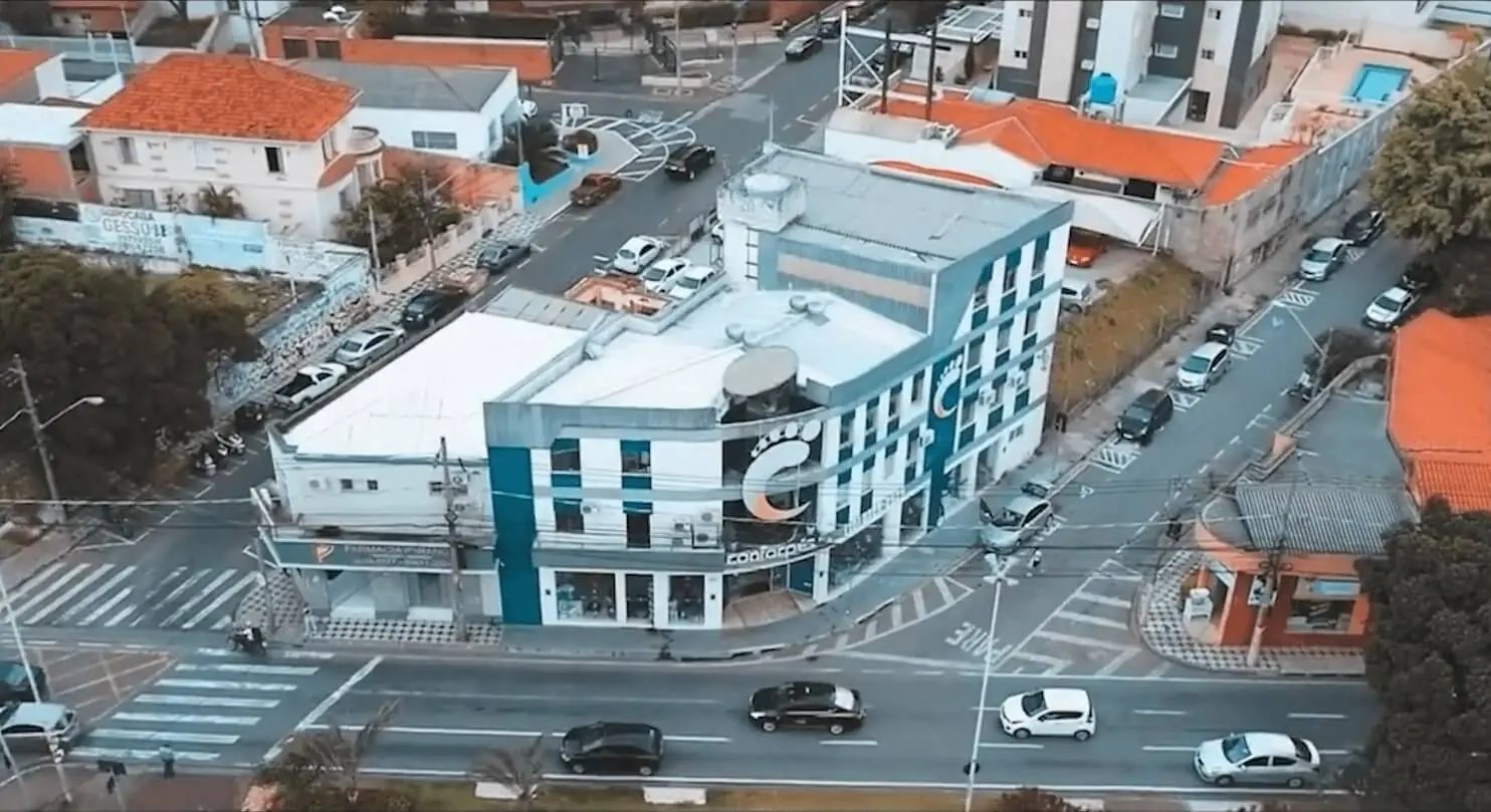 Vista aérea da sede da Conforpés em Sorocaba